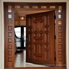 US Villa Main Entry Door Modern Design Pivot Wood Doors